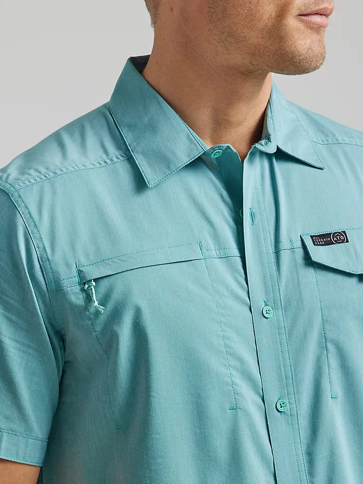 Men's Wrangler ATG Asymmetric Zip Pocket Shirt - FINAL SALE