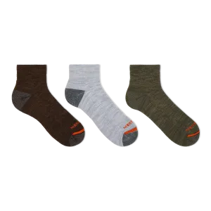 Merrell Cushioned Hiker Ankle Socks 3 Pair