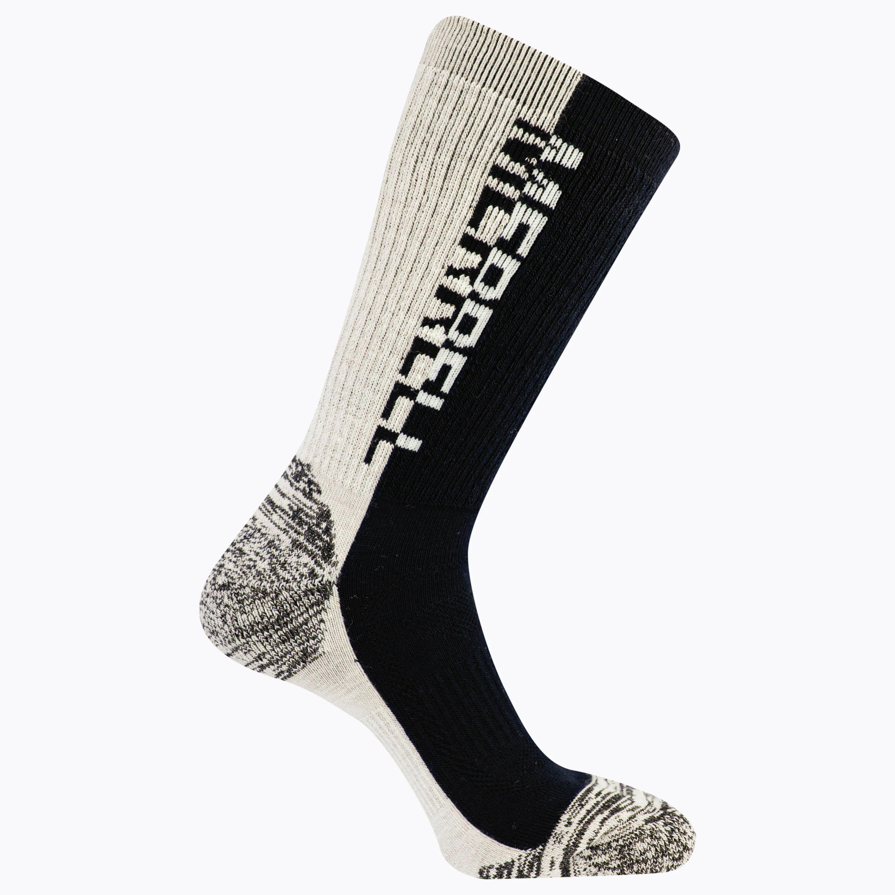 Merrell Merino Wool Zone Cushion Comfort Hiking Crew Sock with Blister Protection and Fast Dry Moisture Wicking