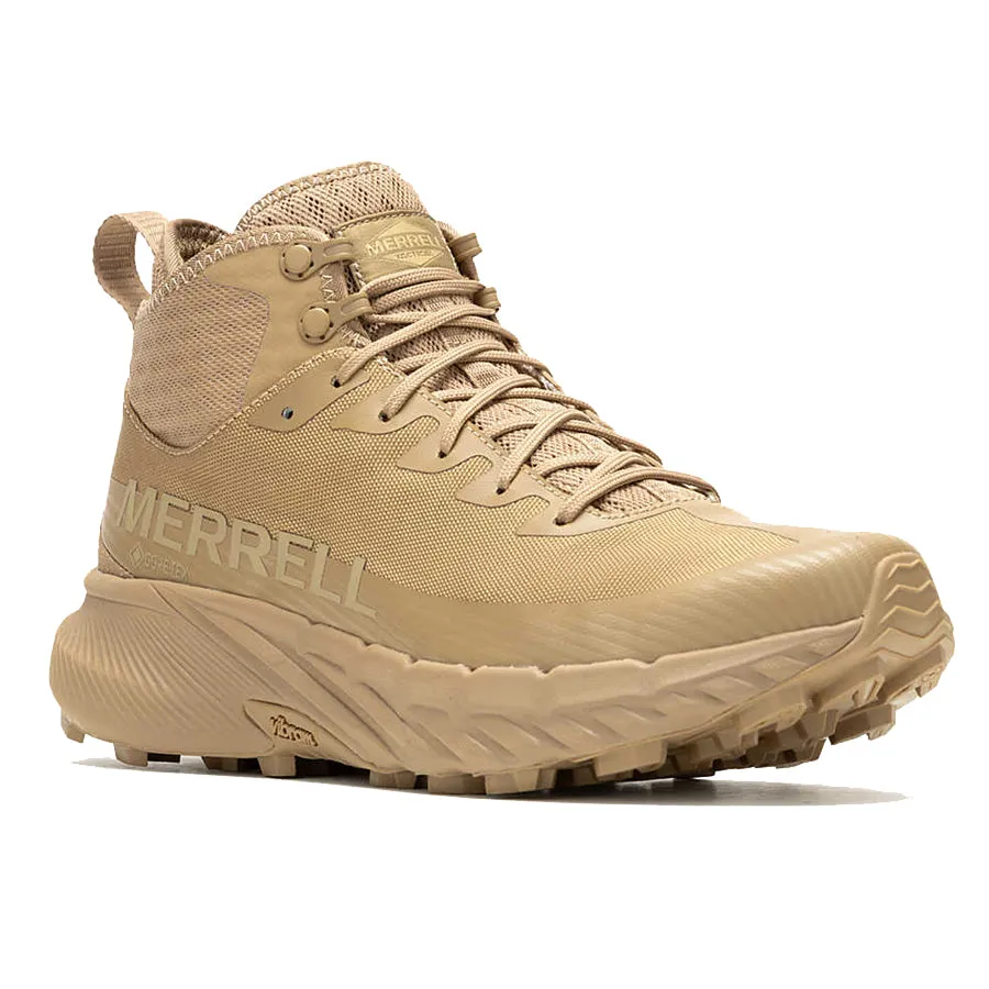 Merrell Tactical Agility Peak 5 Tactical GoreTex Waterproof Mid Boots Coyote Tan