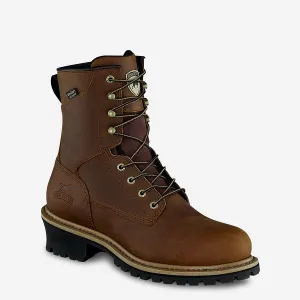 MESABI MEN'S 8-INCH WATERPROOF LEATHER SAFETY TOE LOGGER BOOT 83834