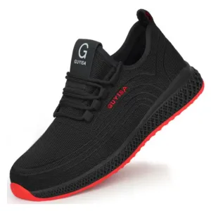 Mesh steel toe safety shoes