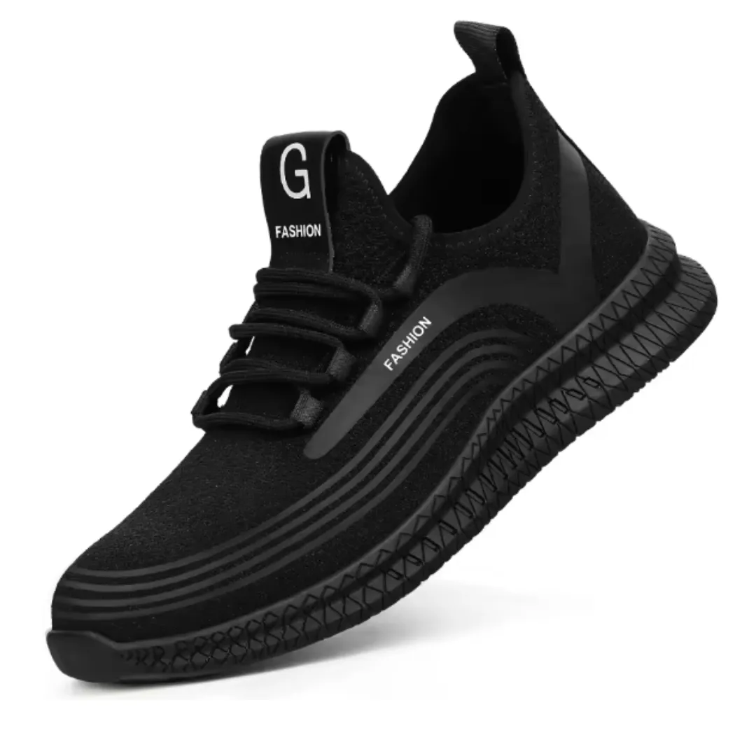 Mesh steel toe safety shoes