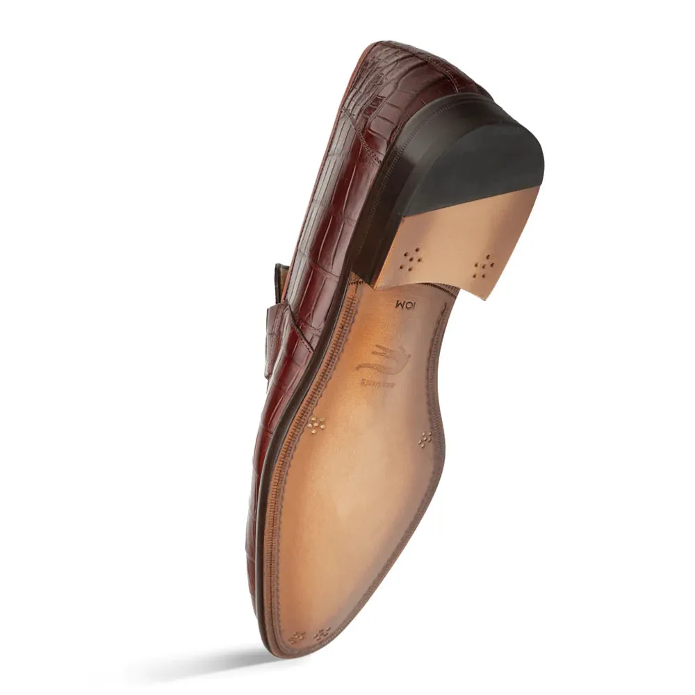 Mezlan Shoes Loafer - Mezlan Alligator Shoes - Mezlan Alligator Dress Shoes  On Sale