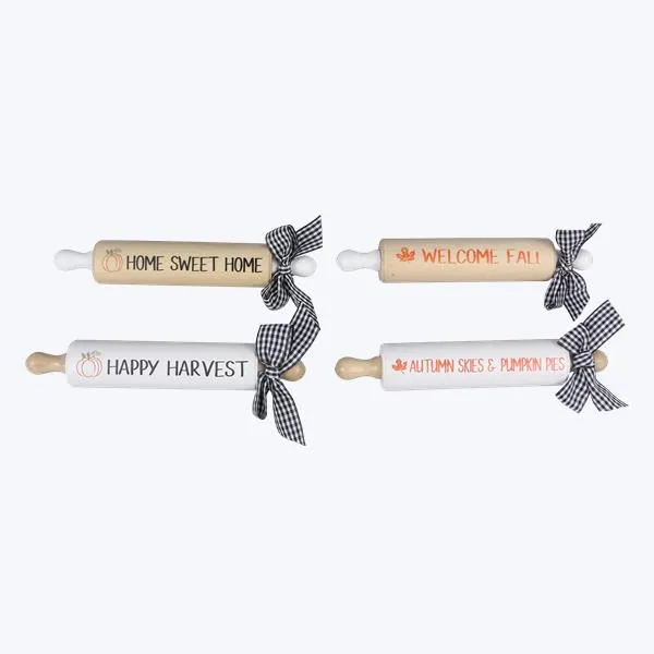 Mini Fall Wood Rolling Pin
