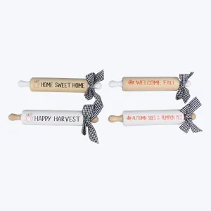 Mini Fall Wood Rolling Pin