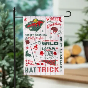 Minnesota Wild, Moire Flag, GDN, Fall Seasonal,14m4363