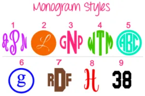 Monogram/Personalized Vinyl Decal for PopSocket - Phone Grip and Stand - Phone Holder