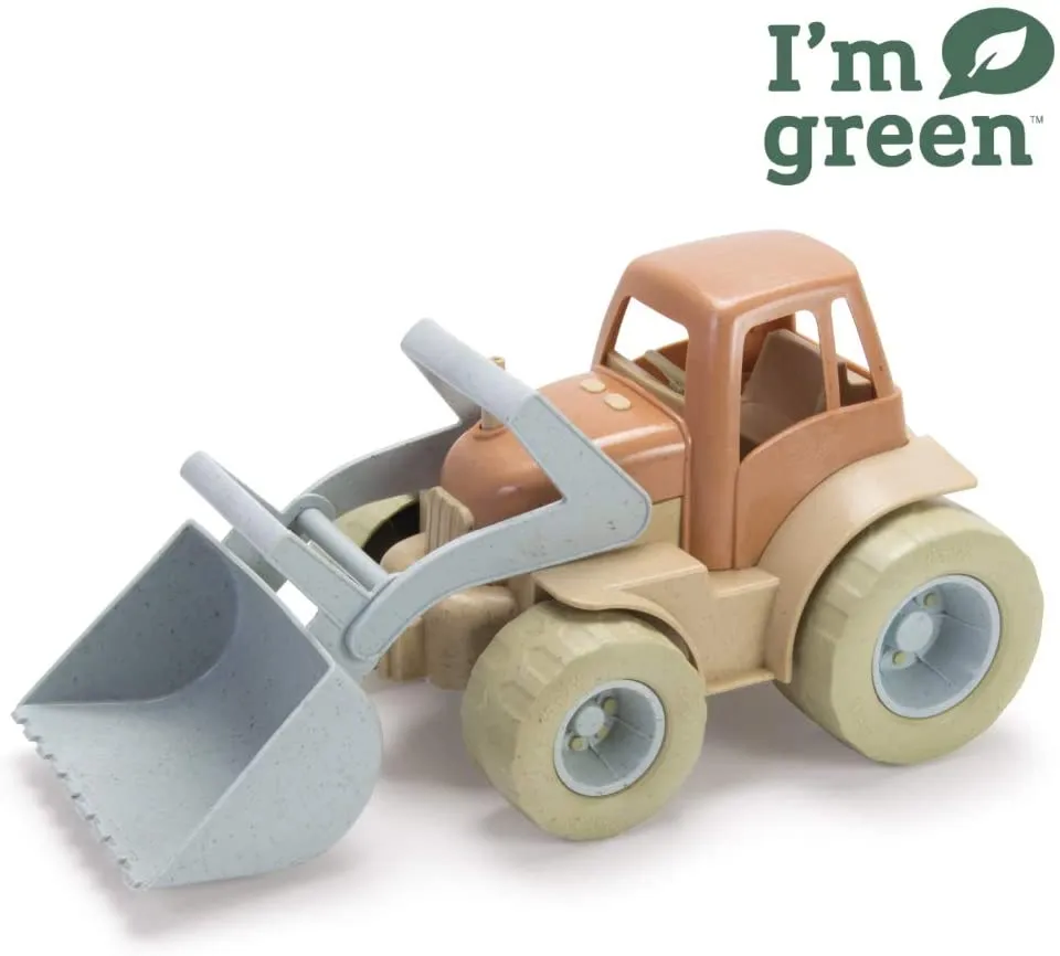 Montessori 100% Recyclable BIOPlastic Sandpit Toy | Toy Tractor with Scoop Front Loader | 2 Years 
