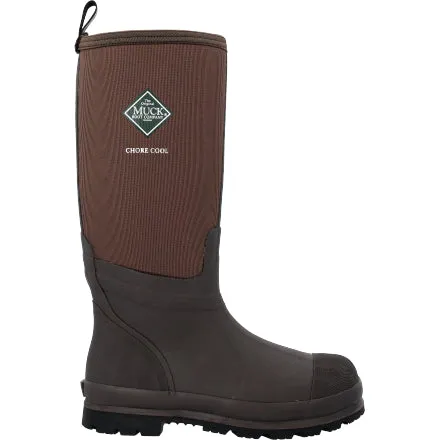 Muck Men's Chore Xpress Cool Tall 17" Waterproof Rubber Work Boot - Brown - CHCT-900