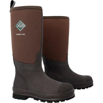 Muck Men's Chore Xpress Cool Tall 17" Waterproof Rubber Work Boot - Brown - CHCT-900