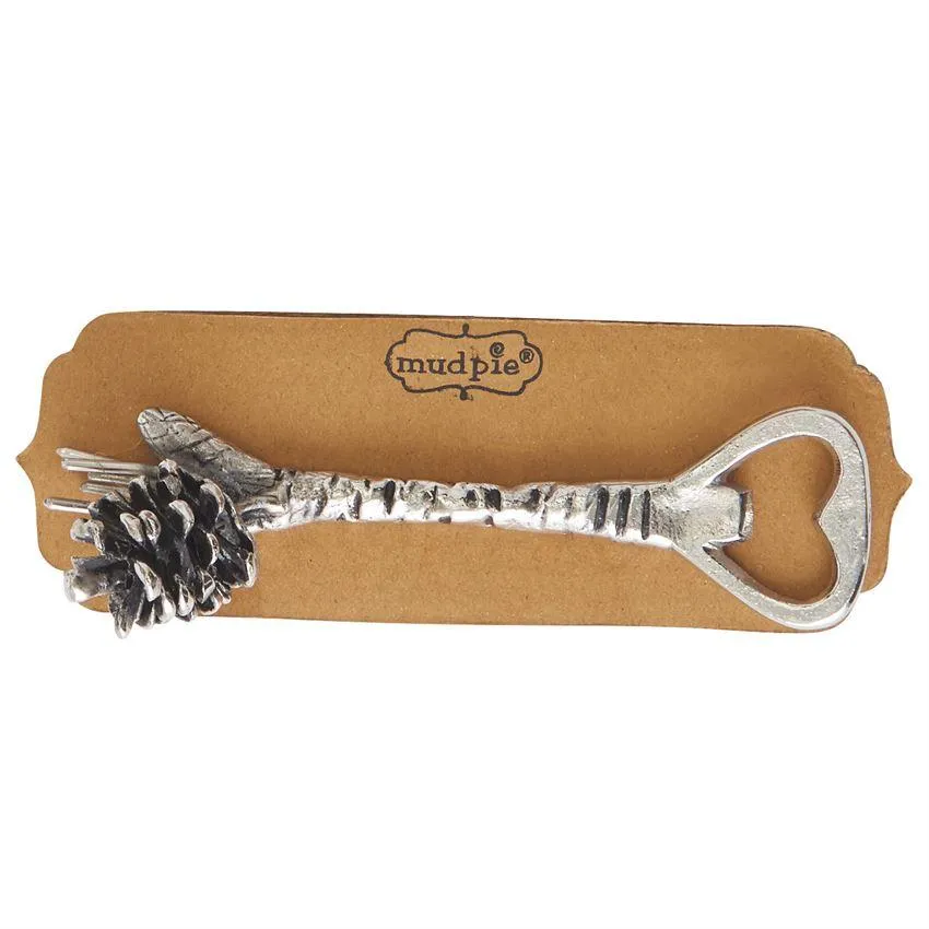 Mud Pie Acorn & Pine Cone Bottle Openers