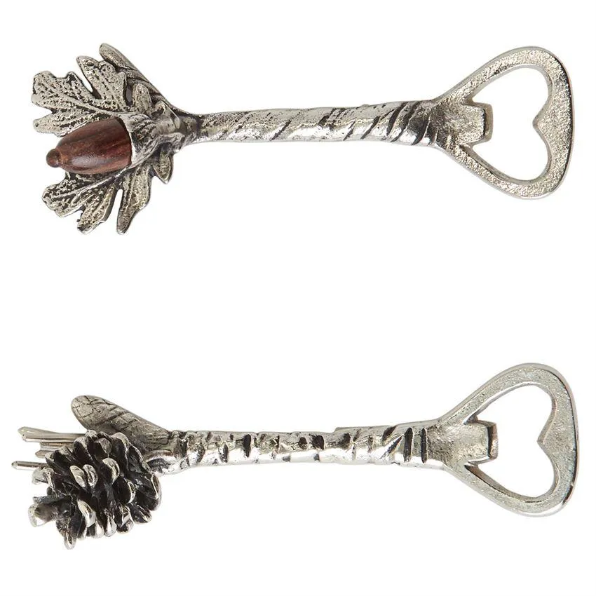 Mud Pie Acorn & Pine Cone Bottle Openers