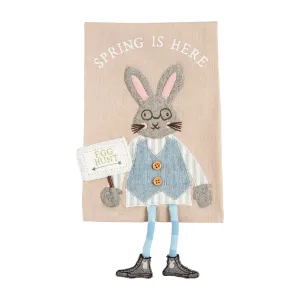 Mud Pie Spring is Here Dangle Leg Towel