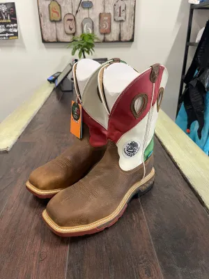 MX Twisted x alloy toe copper brown and multi