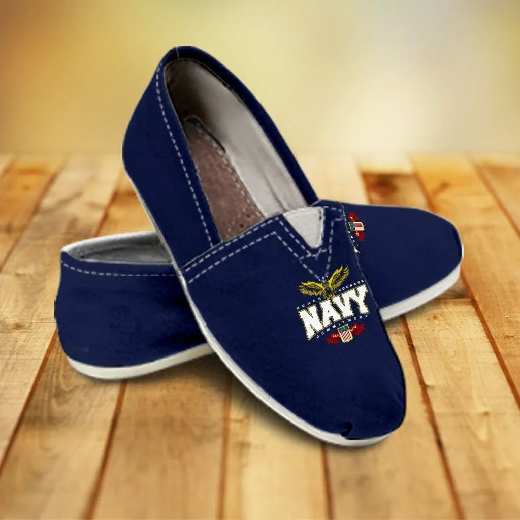 Navy Ladies Casuals