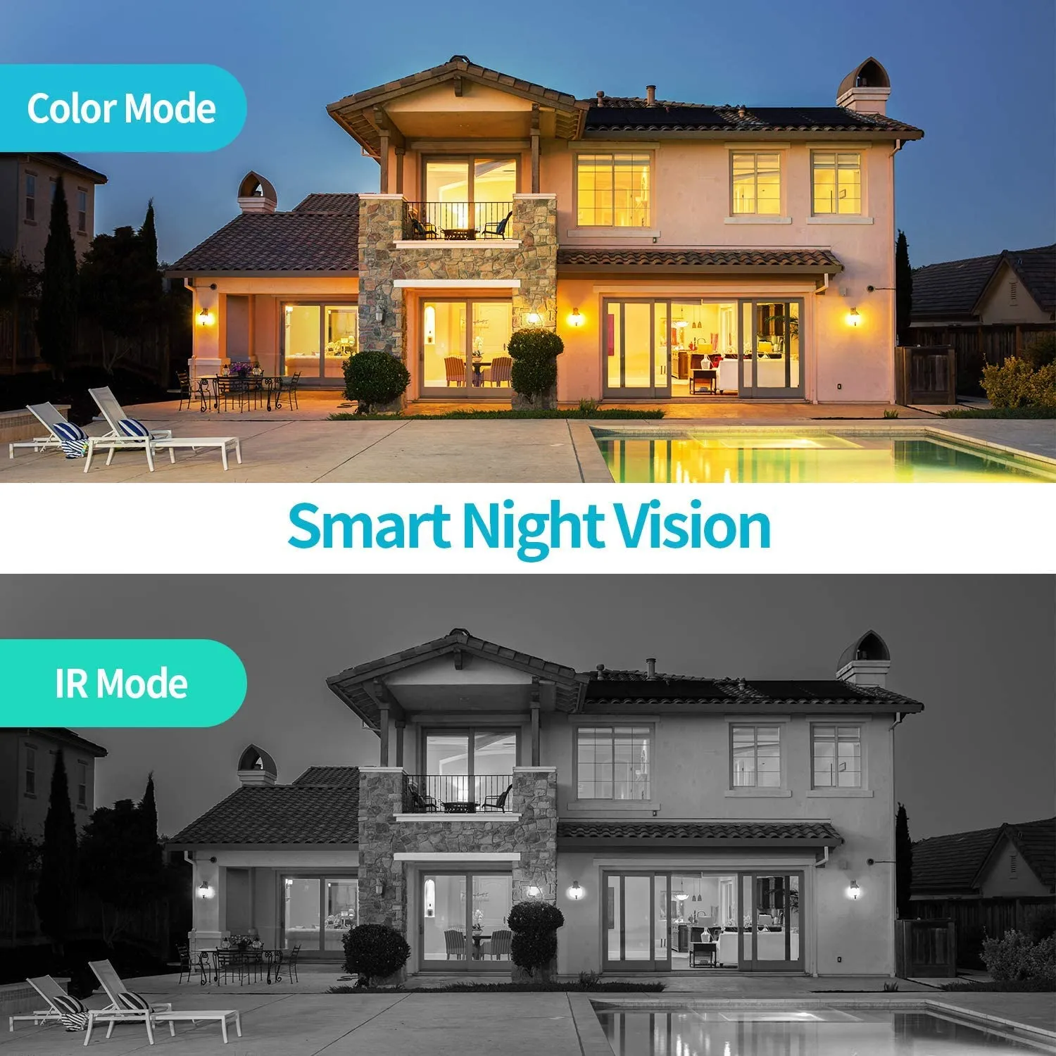 New HeimVision HM211 Outdoor Security Camera Wireless, 1080P WiFi with Night Vision, Floodlight, Siren Alarm, Two-Way Audio, Motion Detection, Waterproof, Cloud Service/Microsd Support!