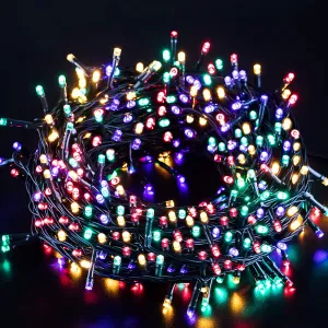 New in box! 300 LED String Lights/Fairy Lights, 105 feet 8 Modes Battery Operated, Waterproof Indoor/Outdoor Decorative Lights, Muti Colour, Retails $90 