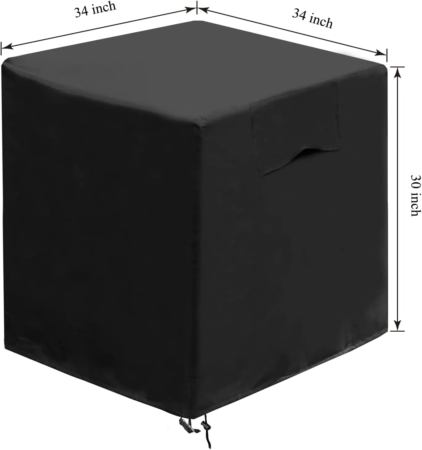 NEW Landrip Air Conditioner Cover, Heavy Duty 420D Oxford AC Cover for Waterproof, Sunproof, Winter Outdoor Conditioner Cover, Central AC Units Cover, Fits up to 38 x 38 x 40 inches