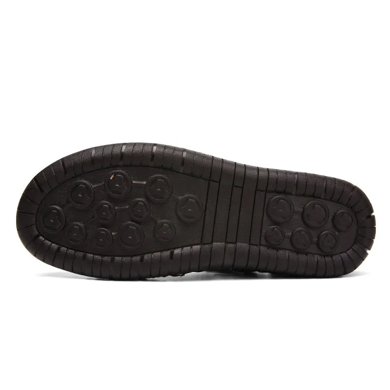 New Summer Men Sandals High Quality Genuine Leather
