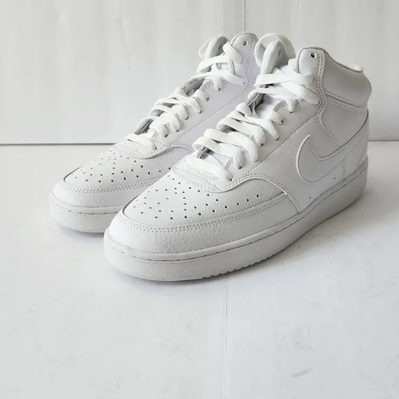 Nike Court Vision Mid White Women's Shoes Size