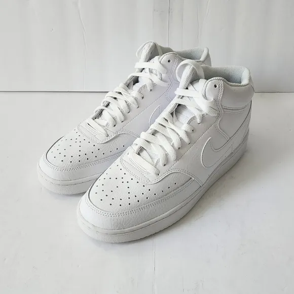 Nike Court Vision Mid White Women's Shoes Size