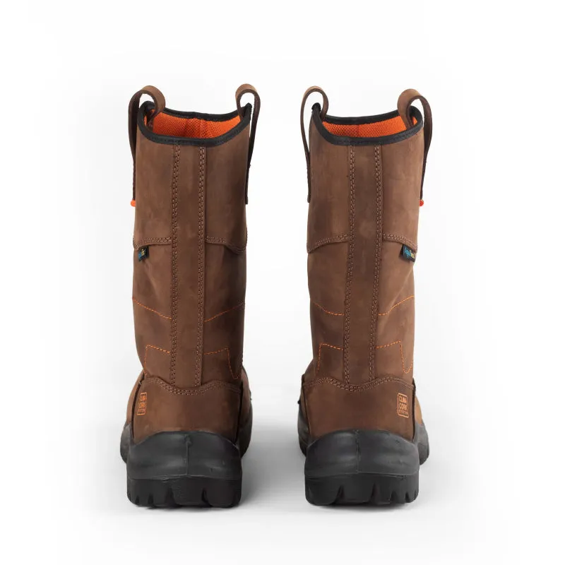 No Risk werkschoen Hawick Aqua-tex XW 1674.02 Metaalvrij S3 Bruin