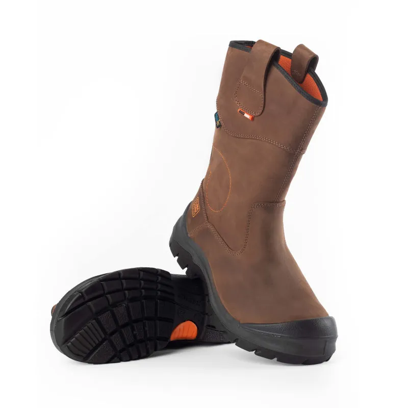 No Risk werkschoen Hawick Aqua-tex XW 1674.02 Metaalvrij S3 Bruin