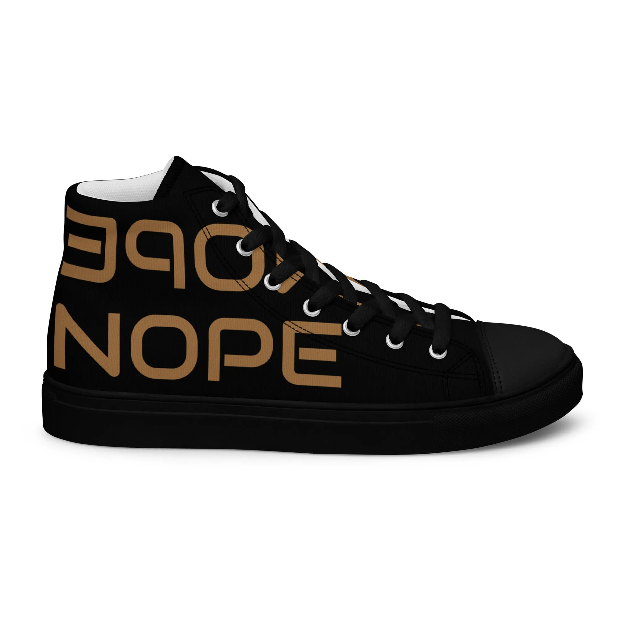 Nope Mens Canvas High Tops