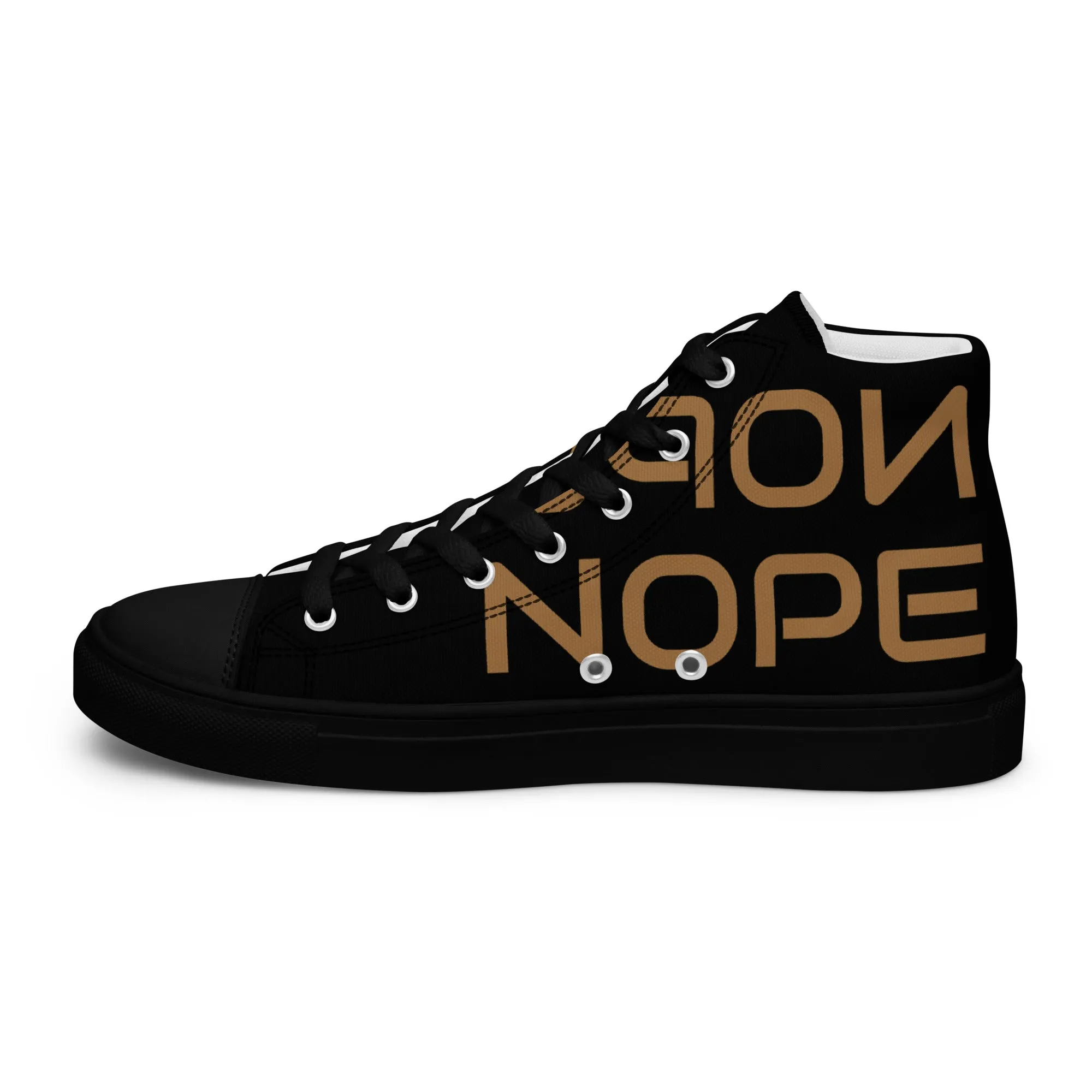 Nope Mens Canvas High Tops