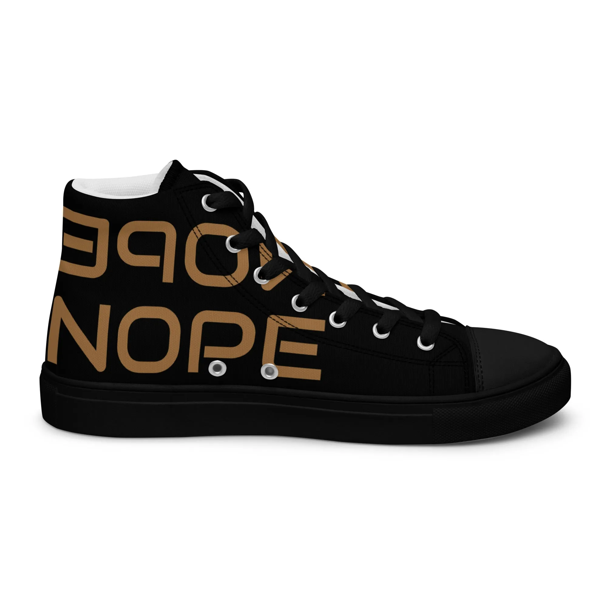 Nope Mens Canvas High Tops