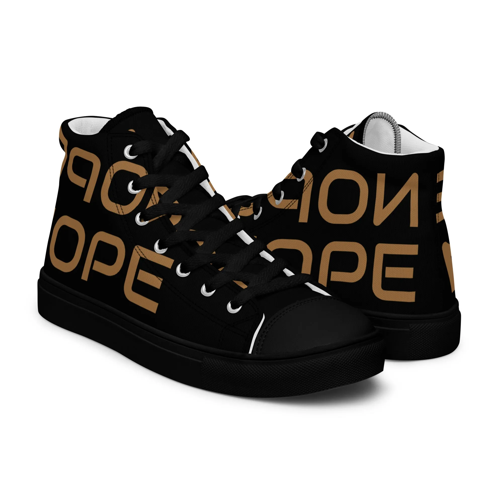 Nope Mens Canvas High Tops