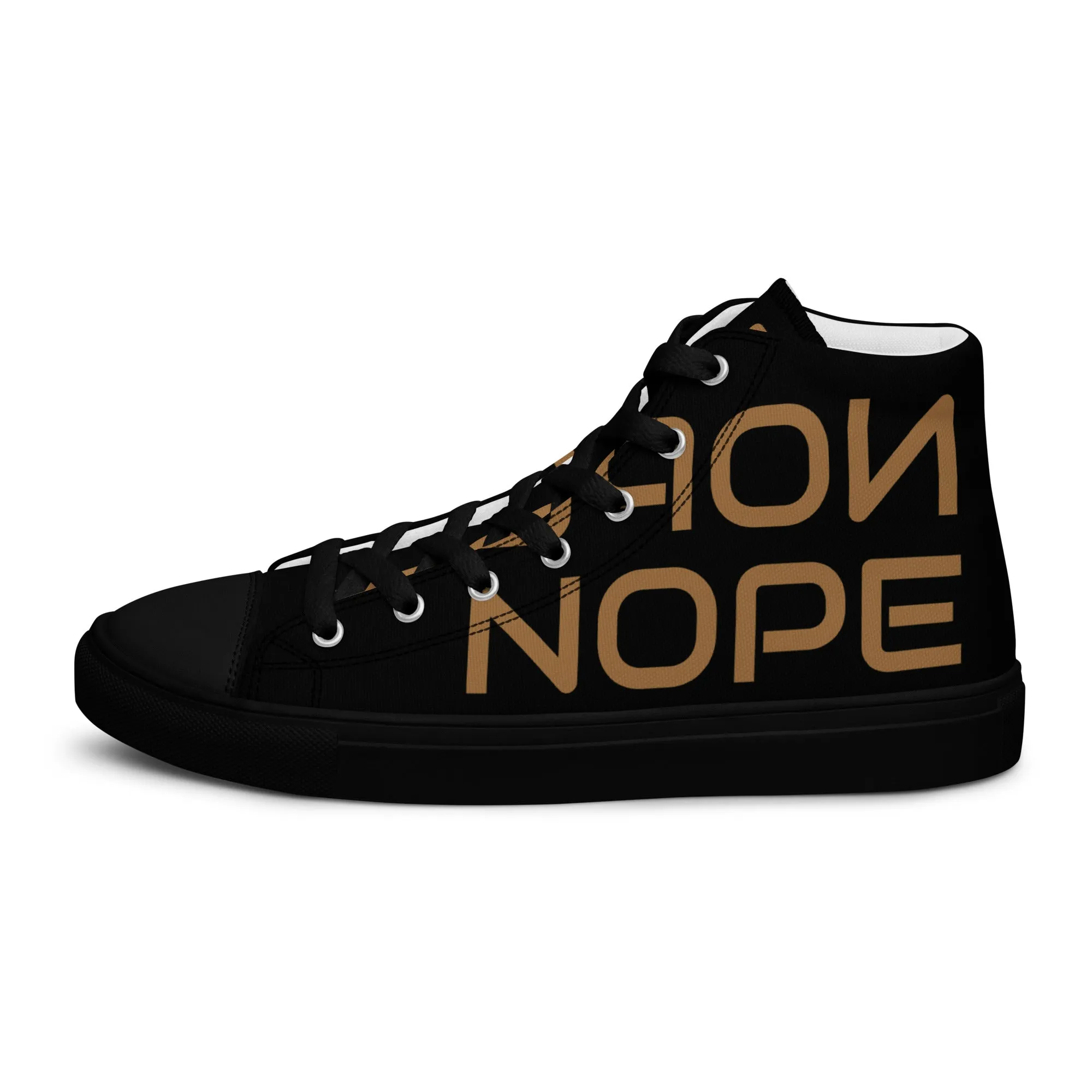 Nope Mens Canvas High Tops