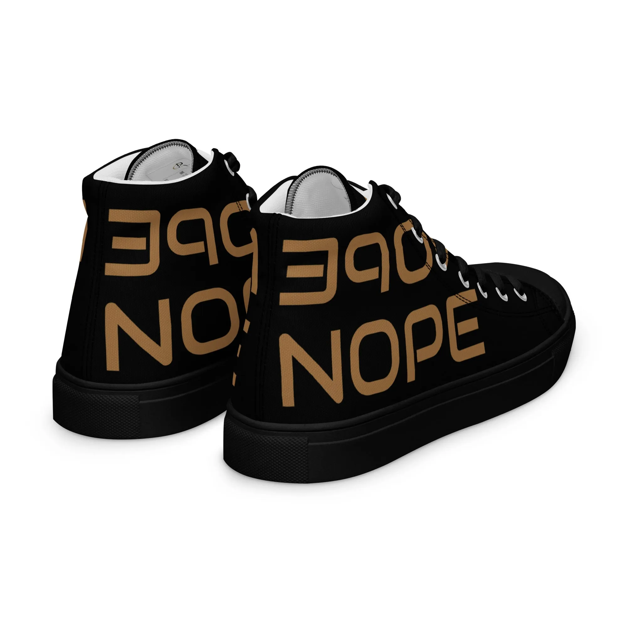 Nope Mens Canvas High Tops