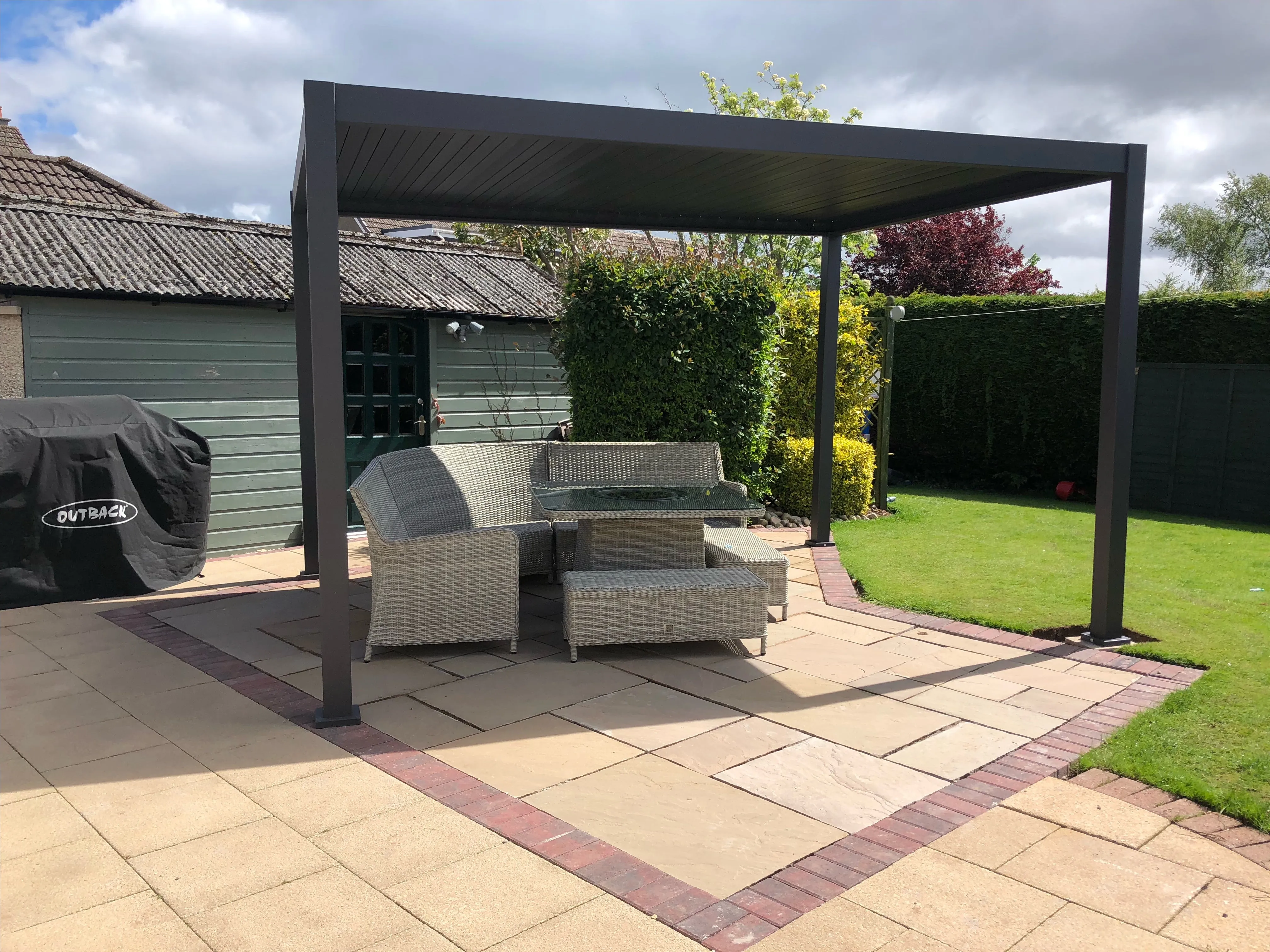 Nova Titan 4m x 3.6m Aluminium Pergola | New Model | Assembly Option