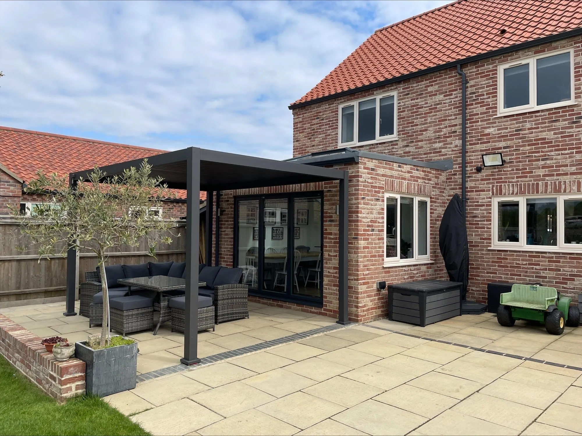 Nova Titan 4m x 3.6m Aluminium Pergola | New Model | Assembly Option