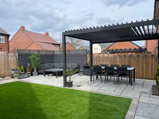 Nova Titan 4m x 3.6m Aluminium Pergola | New Model | Assembly Option