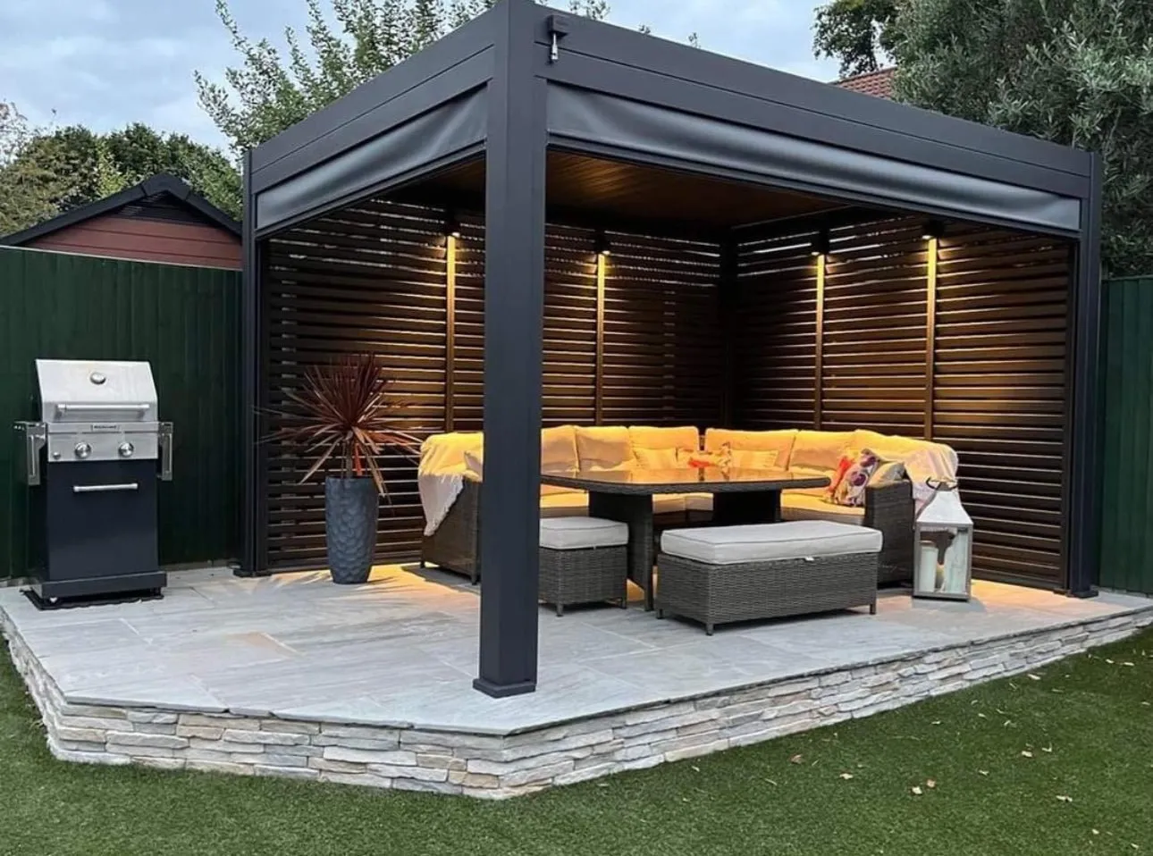 Nova Titan 4m x 3.6m Aluminium Pergola | New Model | Assembly Option