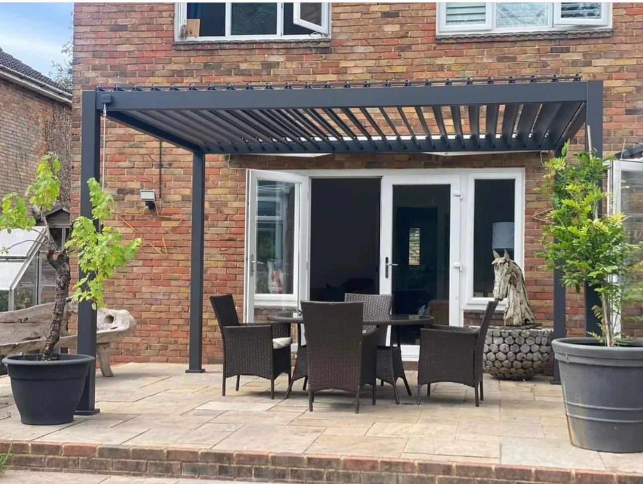 Nova Titan 4m x 3.6m Aluminium Pergola | New Model | Assembly Option
