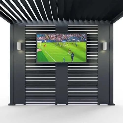 Nova Titan Aluminium Pergola Free Standing Anthracite Grey
