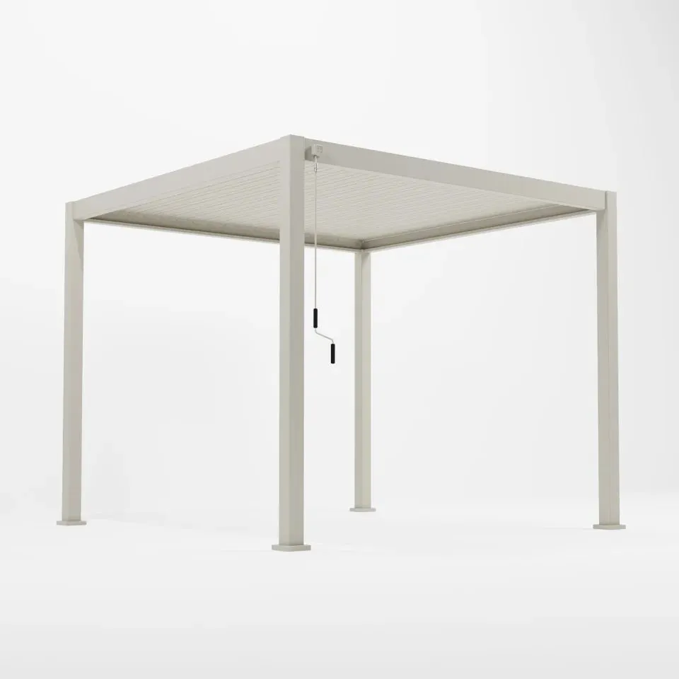 Nova Titan Aluminium Pergola Free Standing Anthracite Grey