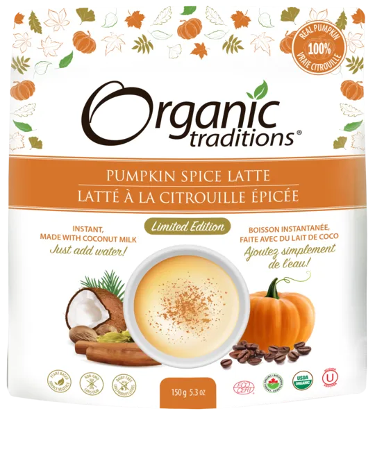 Organic Traditions Pumpkin Spice Latte - Limited Edition/Seasonal