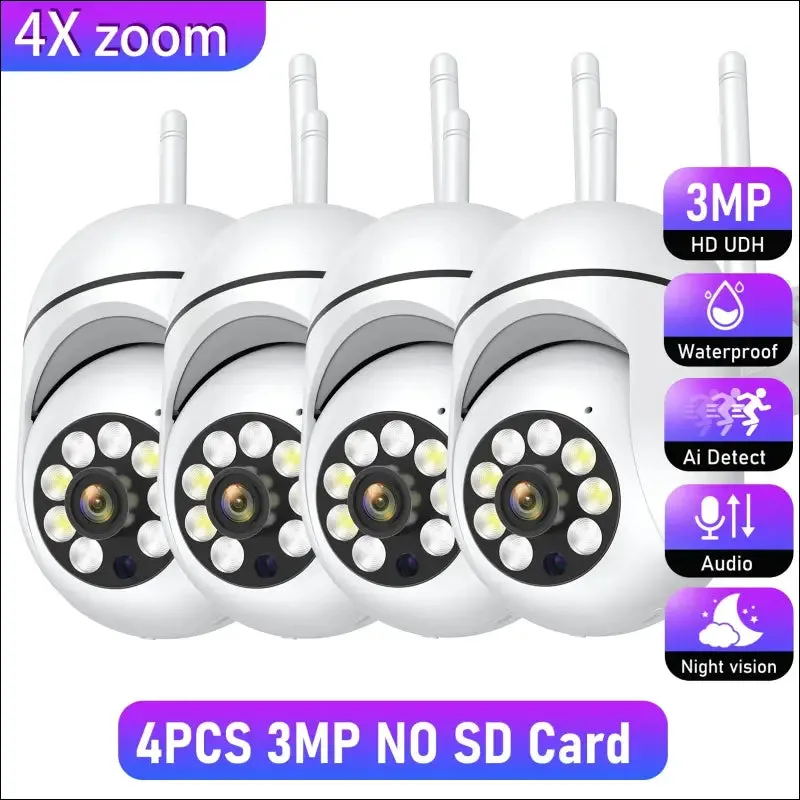 Outdoor 3mp surveillance camera cctv ip wifi camera waterproof external security protection