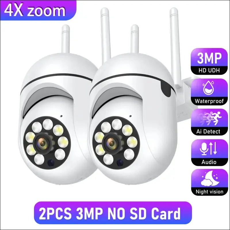 Outdoor 3mp surveillance camera cctv ip wifi camera waterproof external security protection