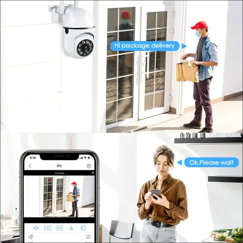 Outdoor 3mp surveillance camera cctv ip wifi camera waterproof external security protection