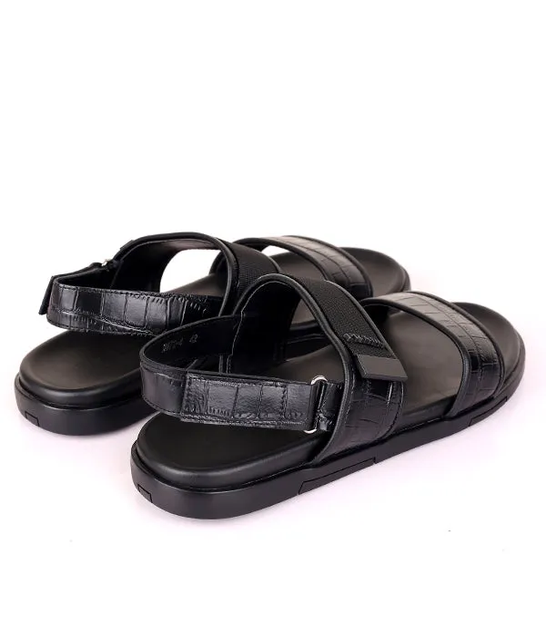 P Clip Sandals|Black