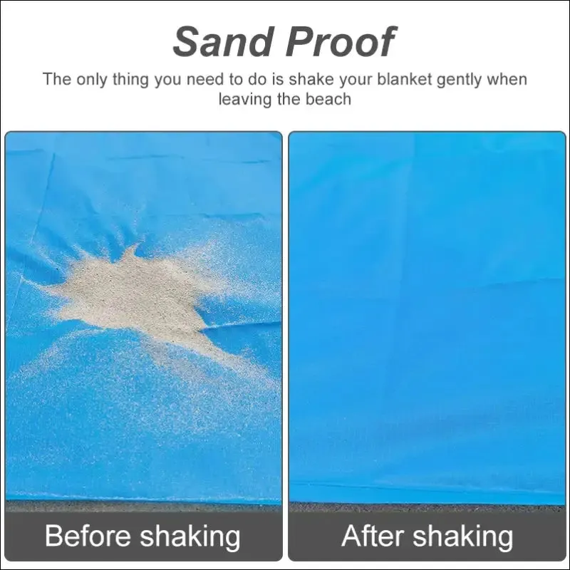 Pacoone waterproof beach blanket outdoor portable picnic mat camping ground mat mattress camping