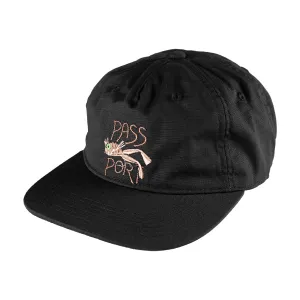 Pass~Port - Frog Lure Ripstop Workers Cap Black