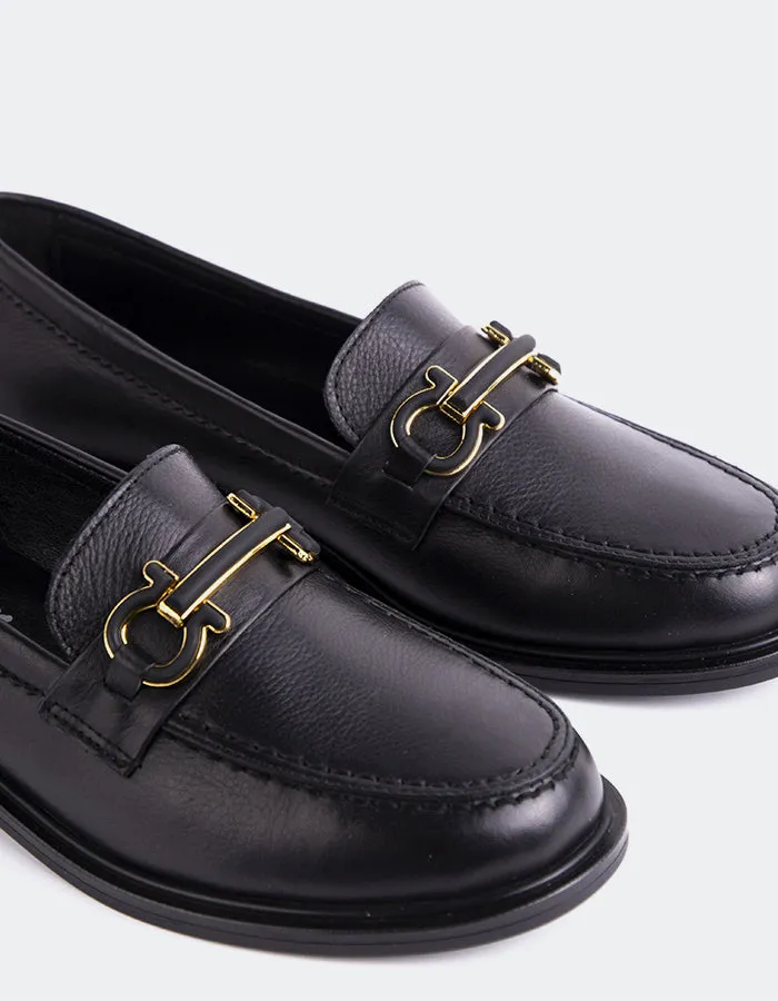 Patsy Black Leather