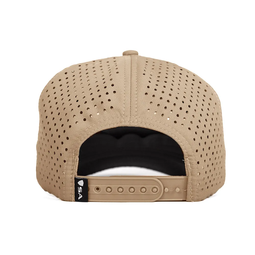 Performance Snapback | Diamond Head View | Light Khaki